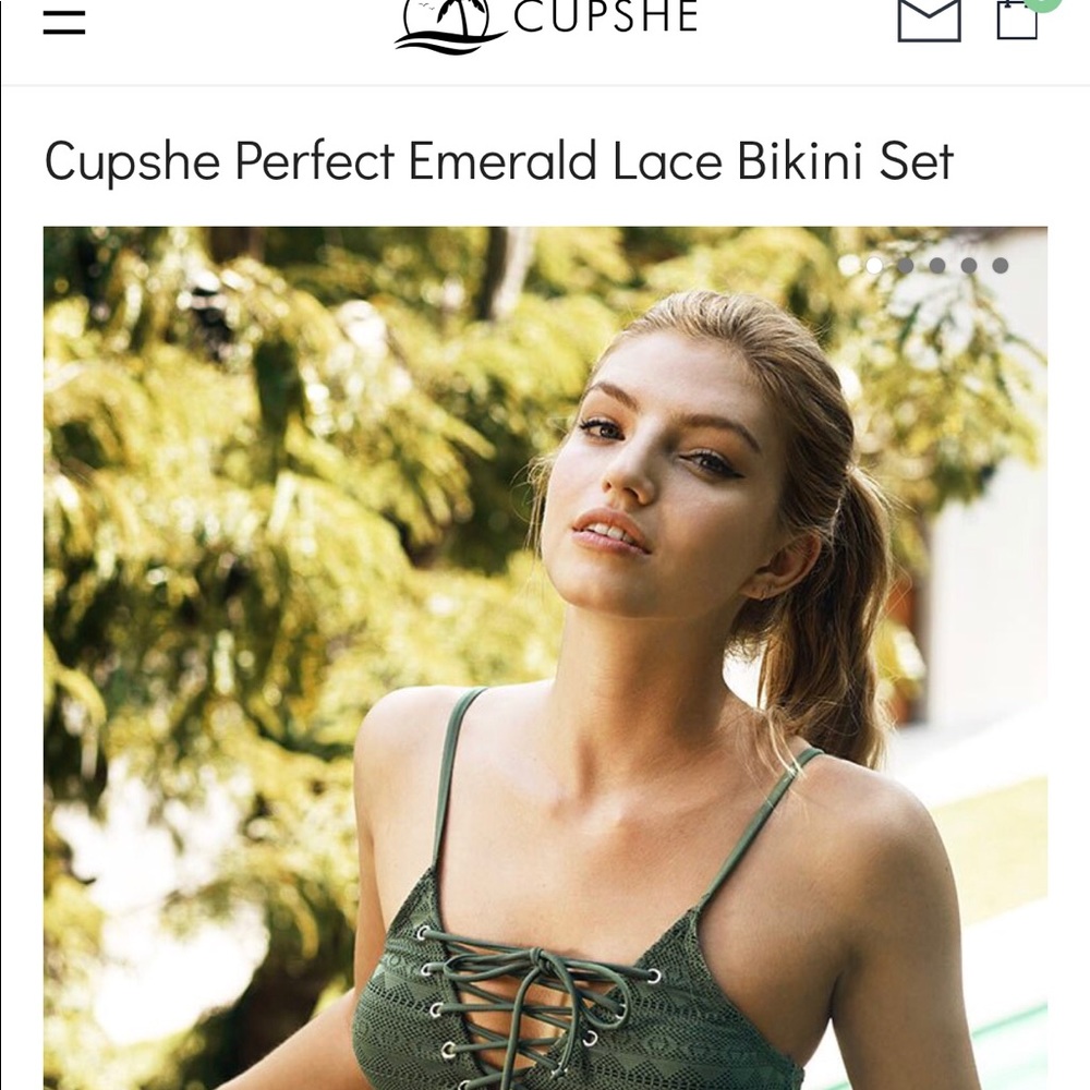 Brand new black cupshe bikini